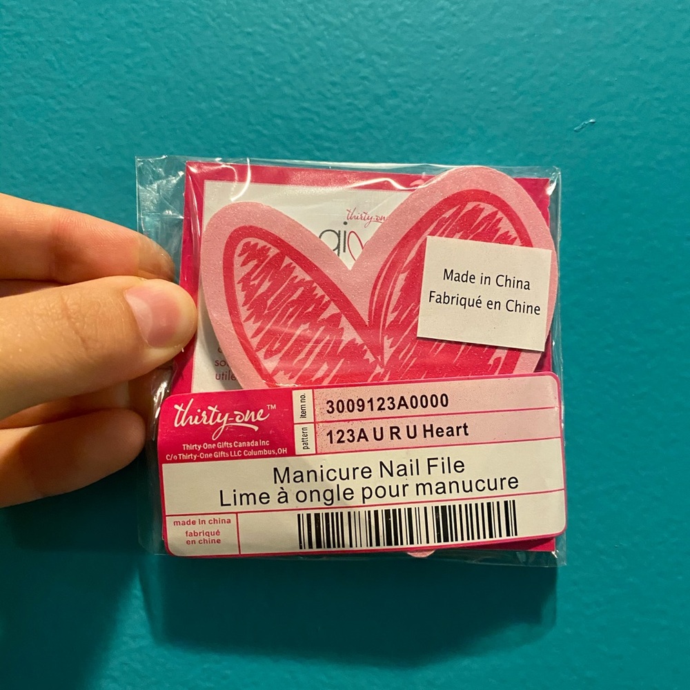 Heart Nail File